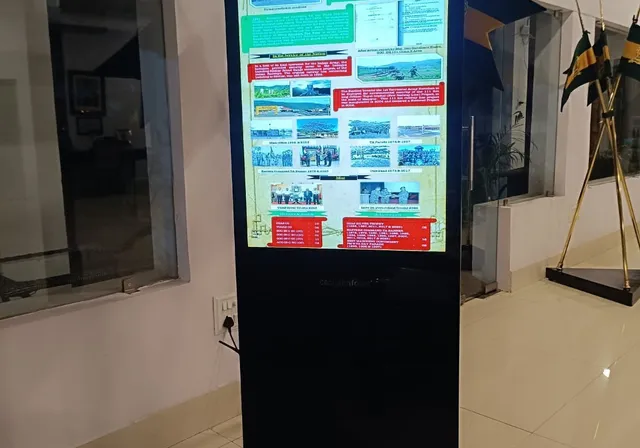 Installation at Fort William Army Standee