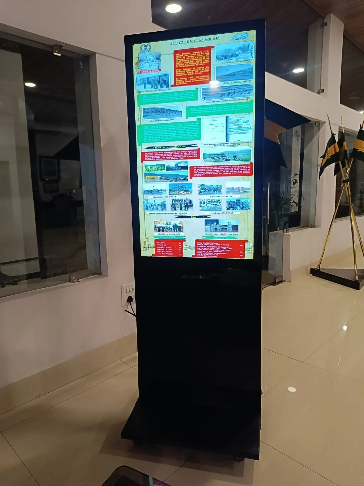 Fort William Army Standee, a Capital Infoart installation