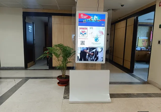 Installation at Hindustan Petroleum Lobby Standee