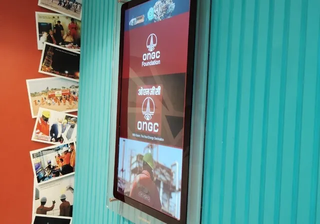 Installation at Ongc Office Glass Wall Signage