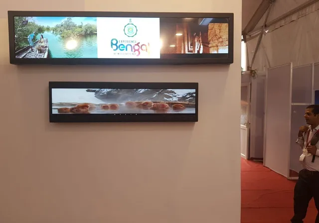 Installation at WB Tourism Bar Type Displays